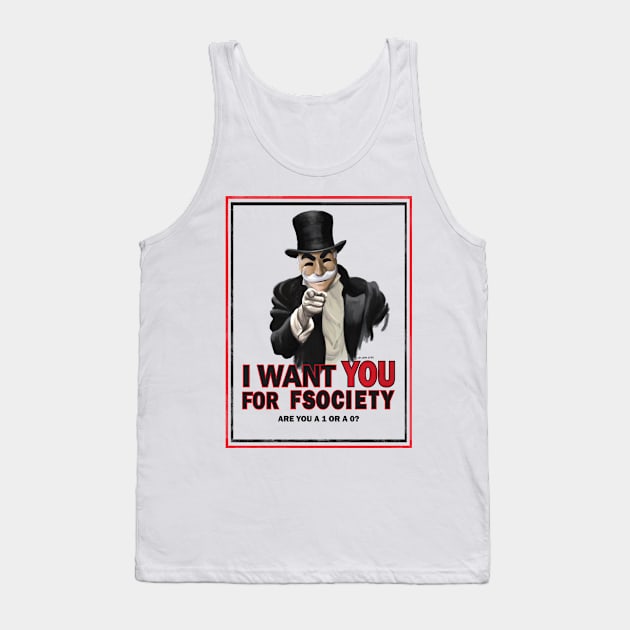 I Want You for Fsociety Tank Top by GranJefe